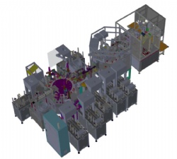 Dimming motor actuator production line